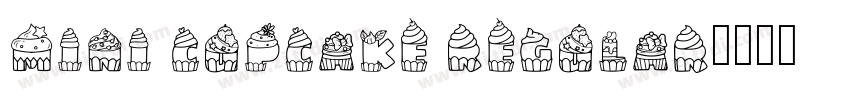 Mini cupcake Regular字体转换